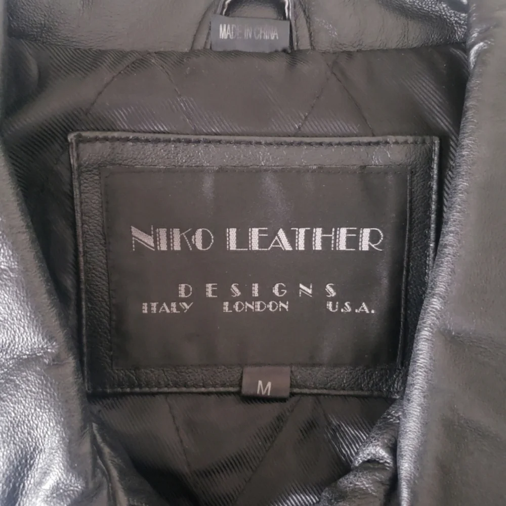 Vintage Niko Genuine Leather Designs Jacket